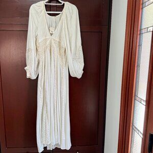 Free People Southwest Lace Maxi Dress Size L